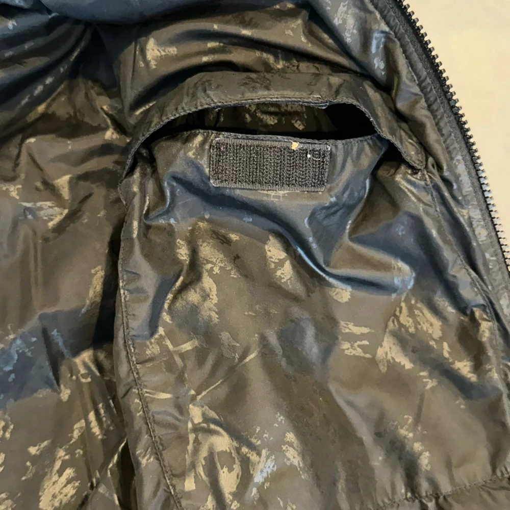 The‎ North Face Full Zip Puffer Jacket Grey Black Men's Size Large